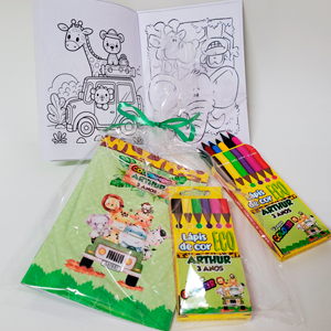 Livro de Colorir KIT com Lapis de cor