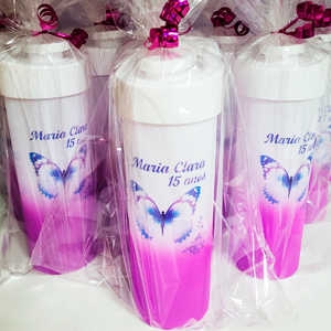 Garrafa Acqua Bio 450ml Degradê 2 cores