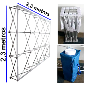 ALUGUEL Backdrop Retrátil Gigante