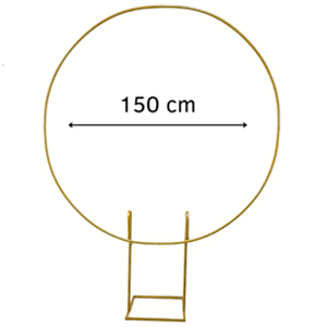 ALUGUEL Arco de Metal Suporte Redondo 1,5m