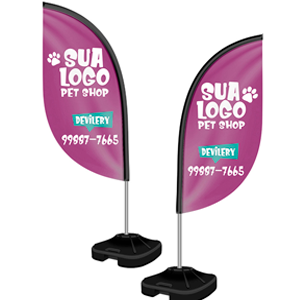 WIND BANNER KIT COMPLETO 1,90 METROS UND.